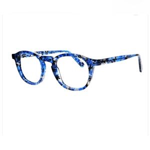 New- Lafont- Issy & La Jazzy Blue Marble/Tort Eyeglass Frame